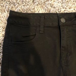 American Eagle Black High Rise Jegging